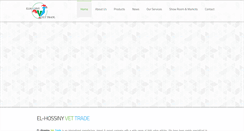 Desktop Screenshot of elhossiny-vet-trade.com